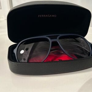 Salvatore Ferragamo Blue Sunglasses